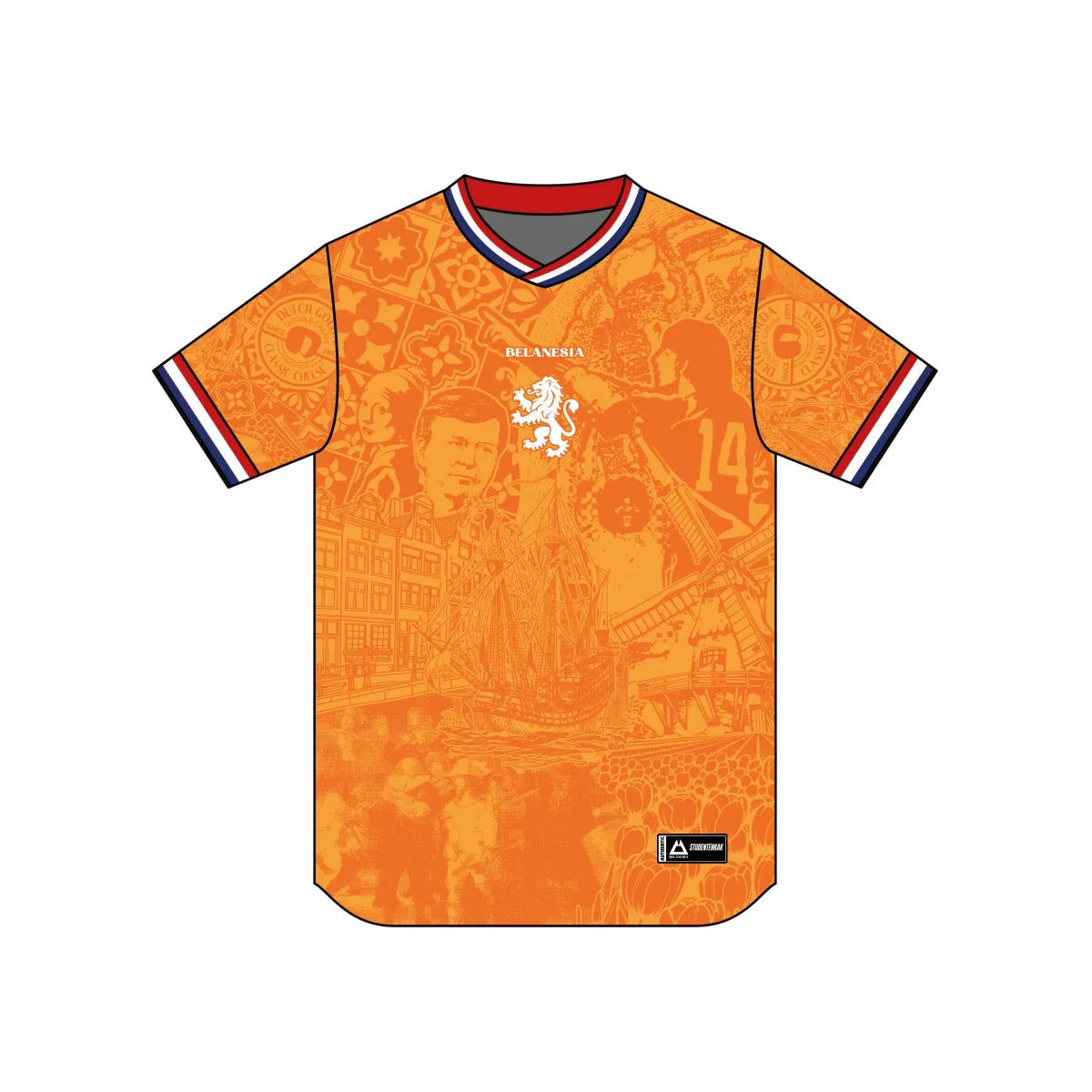 Voetbalshirt Hollands Glorie - STUDENTENKAK x Belanesia