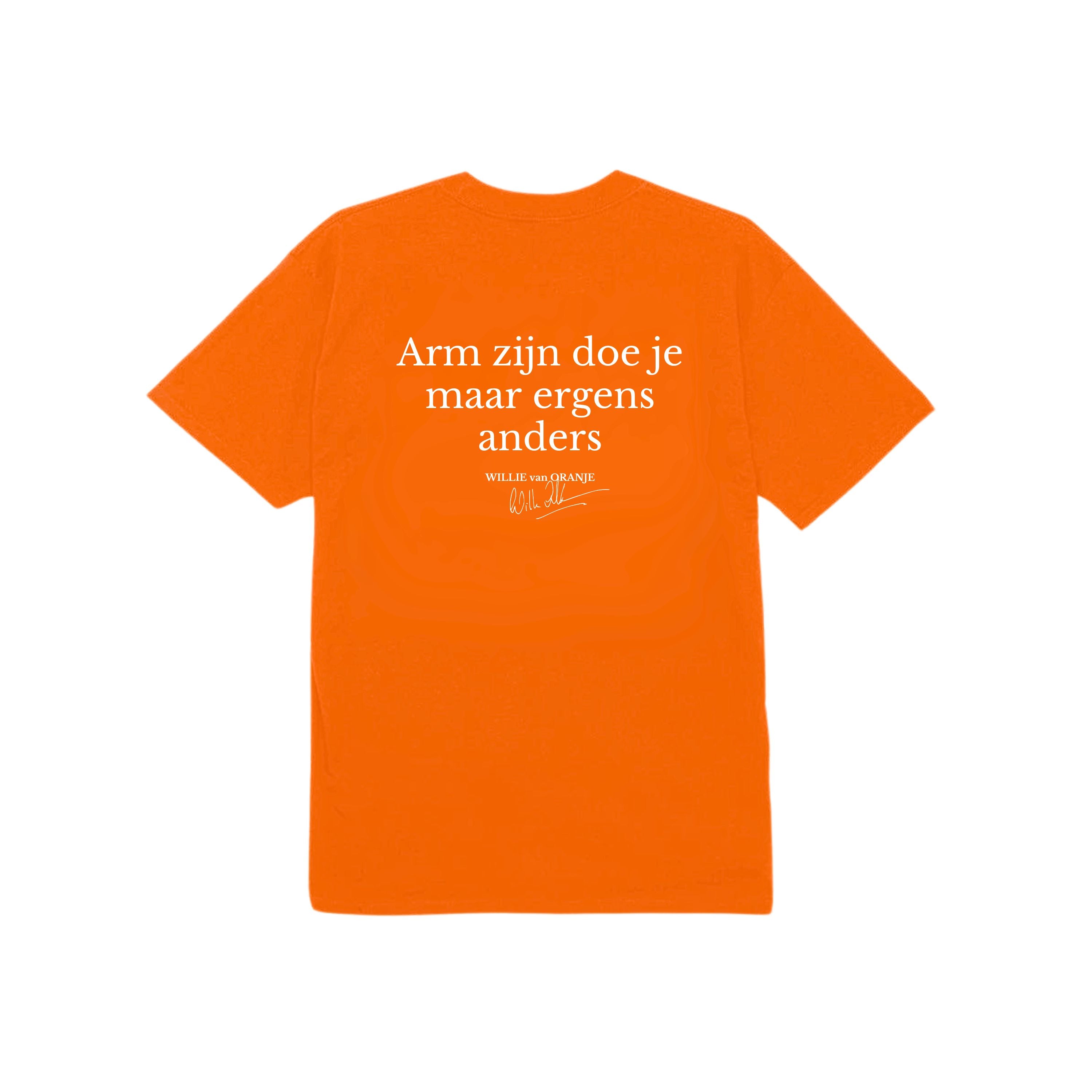 Koningsdag T-shirt - Arm zijn