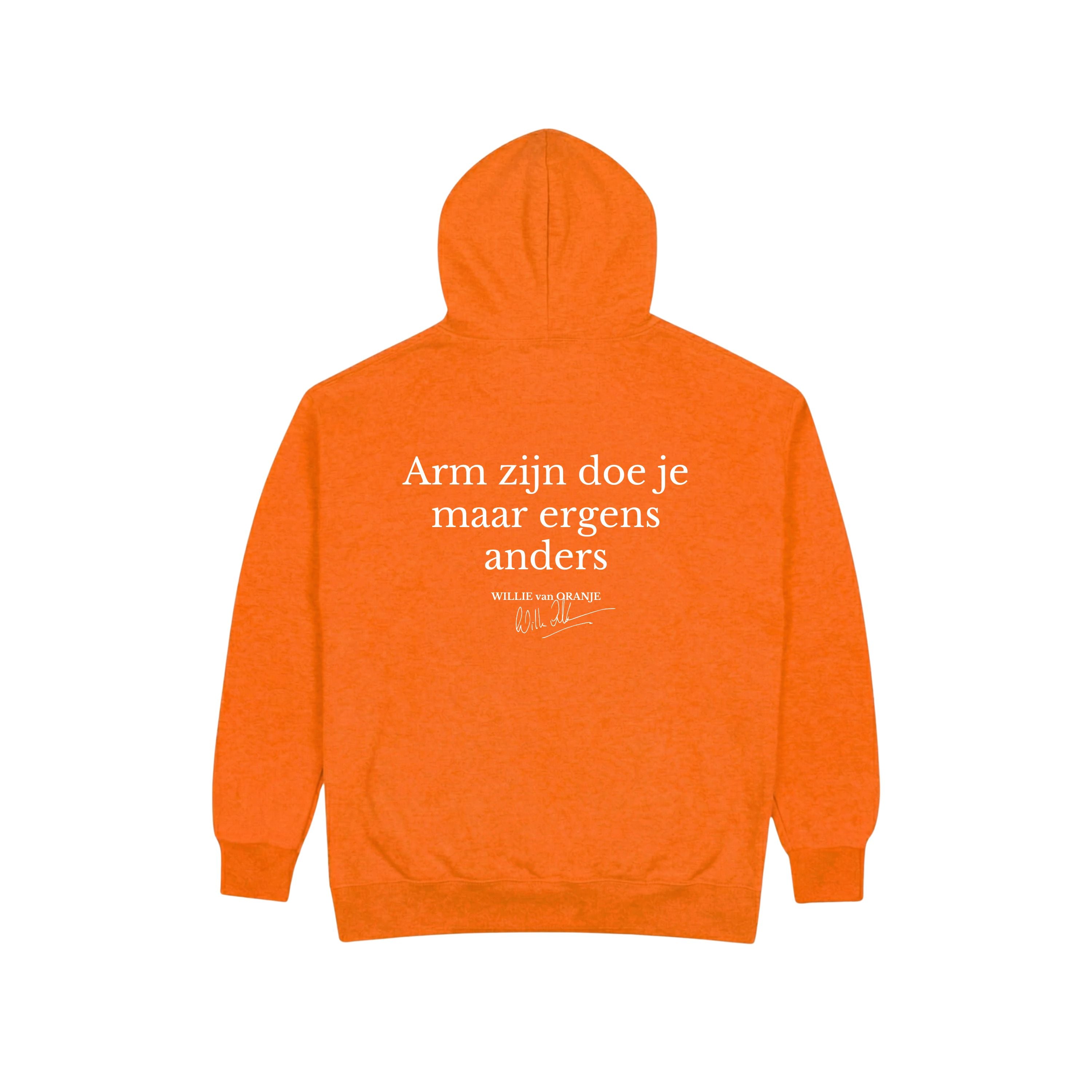 Koningsdag Hoodie - Arm zijn