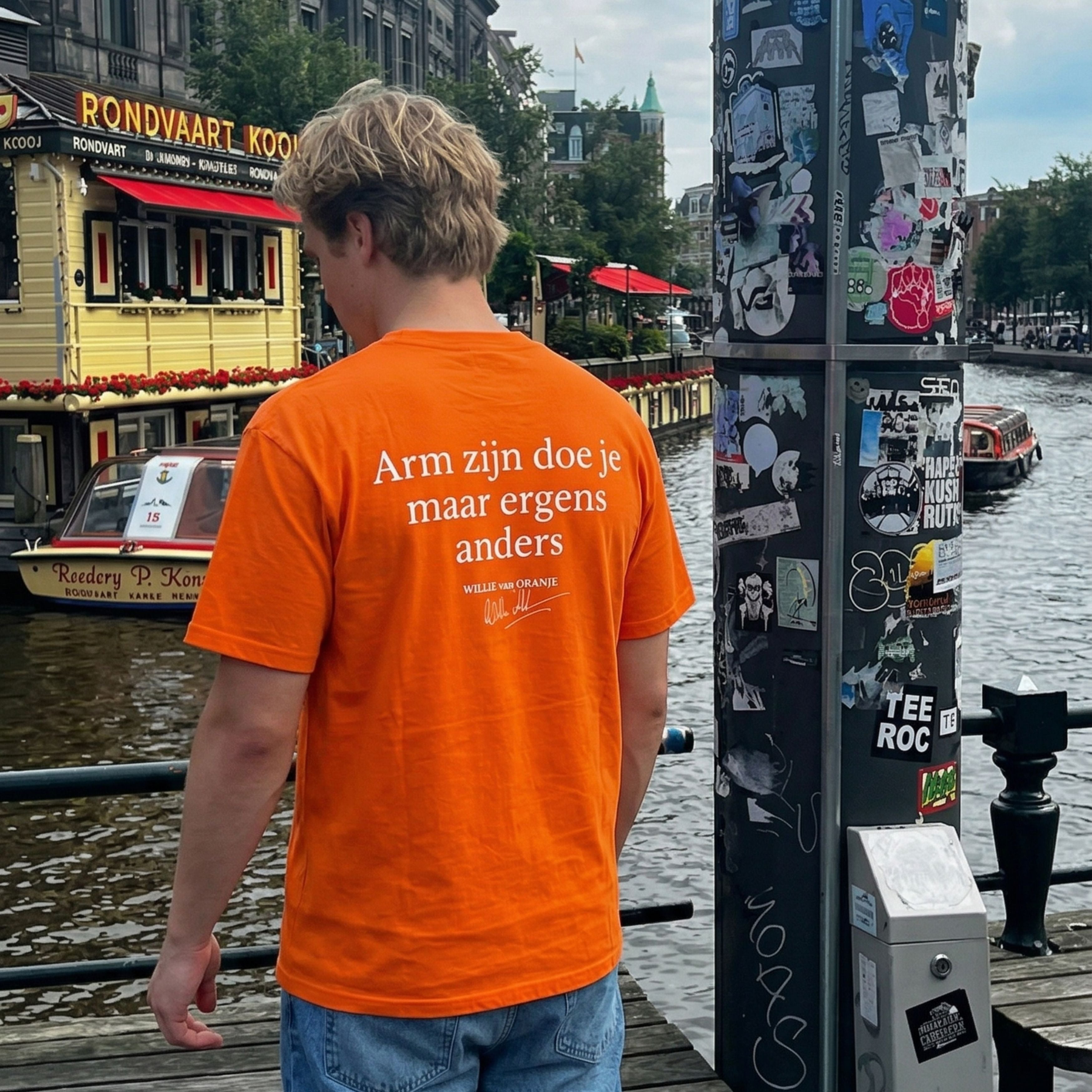 Koningsdag T-shirt - Arm zijn
