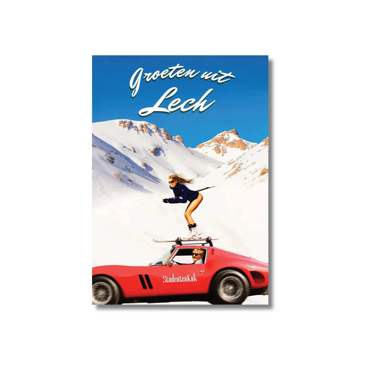 Poster Willem en Maxima in Lech